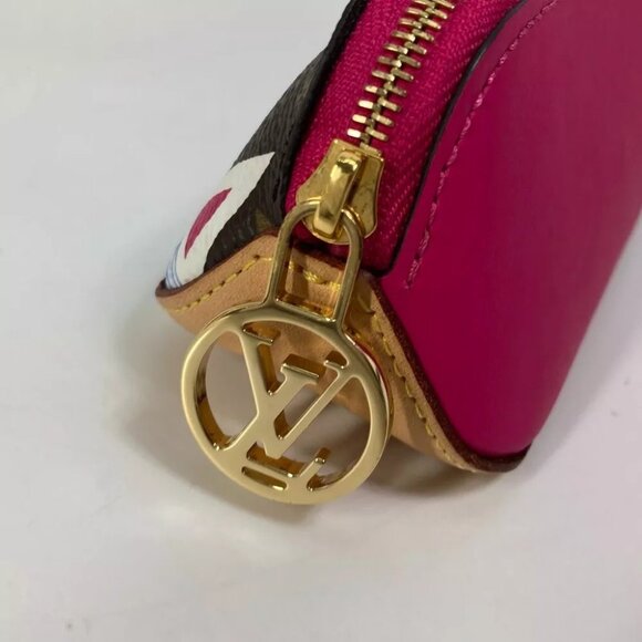 LOUIS VUITTON Monogram Trousse Elizabeth stationery pencil case Brown - Picture 10 of 13